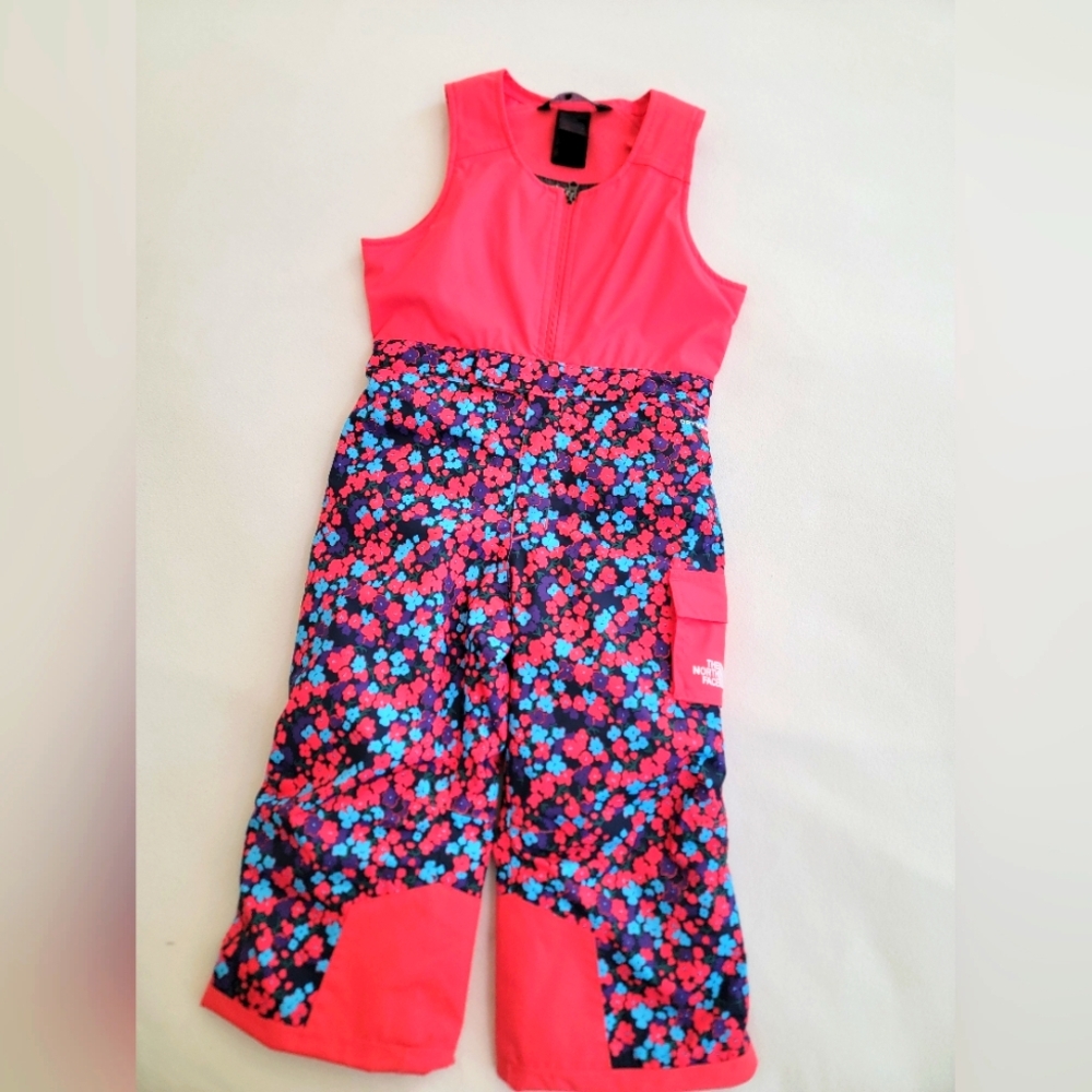 The North Face Toddler Girl's Insulated Snow Bibs. 3T